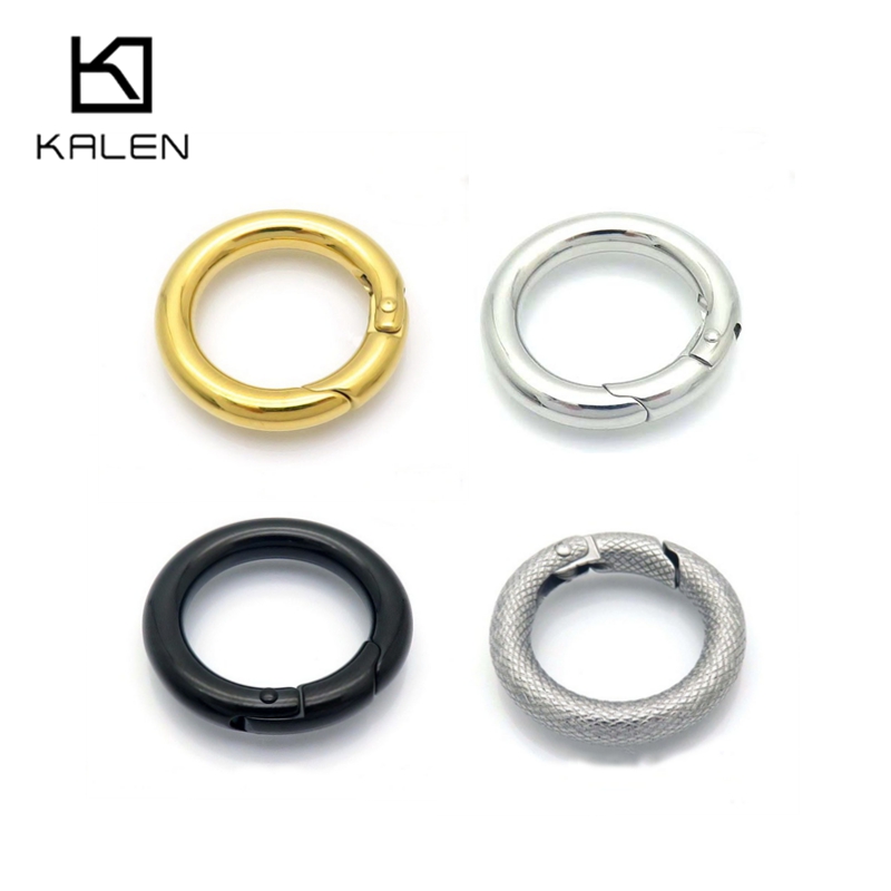 Jewelry Making A Ring - KALEN ステンレススチール DIY クラスプ 光沢のあるゴールドカラー ジュエリー製作