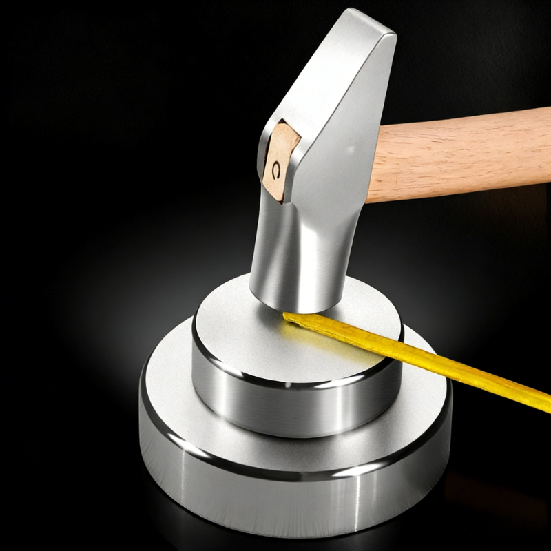 Jewelry Making Table - ジュエリー製作用ヘビーデューティースチールベンチブロック加重アンビル - 工業用熱処理済みソリッドメタル成形プラットフォームツール