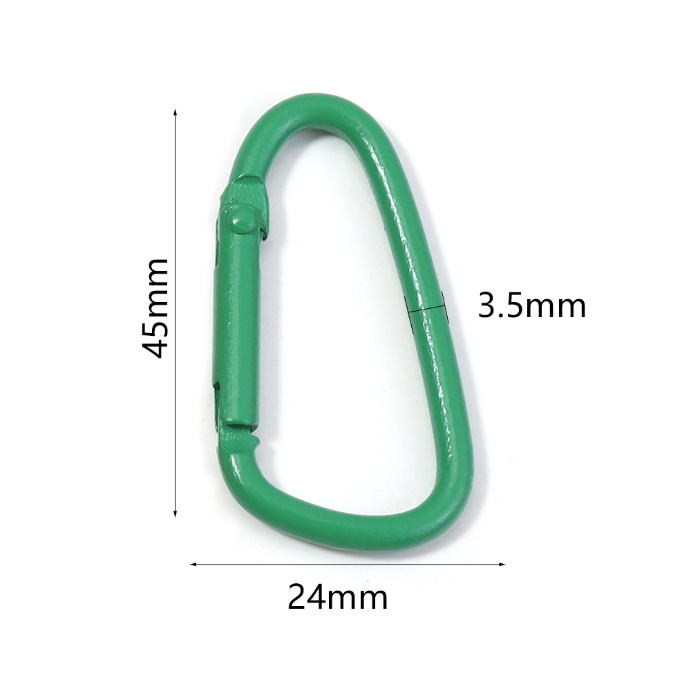 10個 カラフルカラビナクリップ 合金製キーホルダー留め金具 - Jewelry Making A Ring のレビューと価格