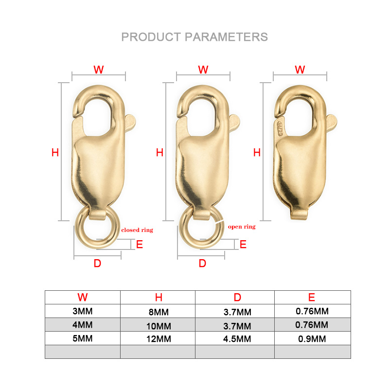 ロブスタークラスプ 14K ゴールドフィルドロブスタークラス - Jewelry Making A Ring のレビューと価格