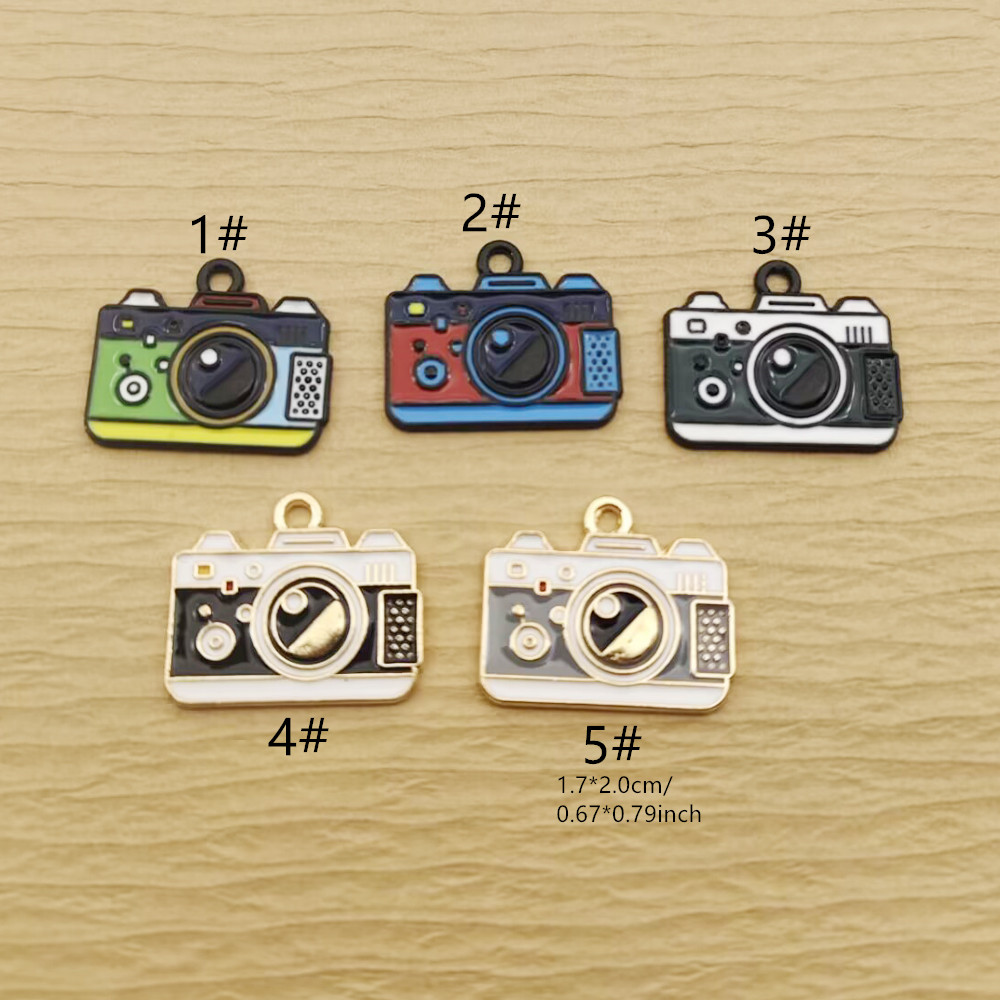 10個入りカメラチャーム ジュエリー作りDIYアクセサリー  - Jewelry Making Videos のレビューと価格