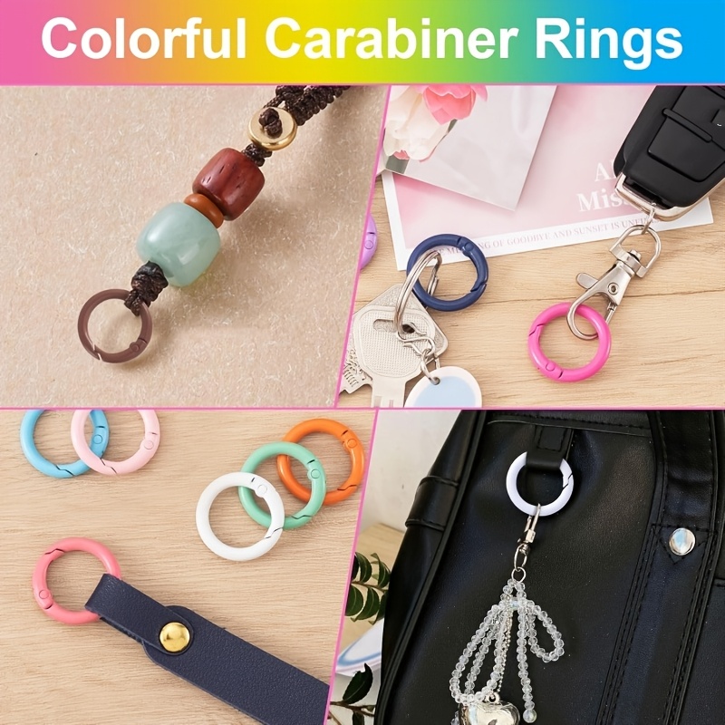 100個入り、カラフルな25mmの丸型スプリングOリング。ア - Jewelry Making A Ring のレビューと価格