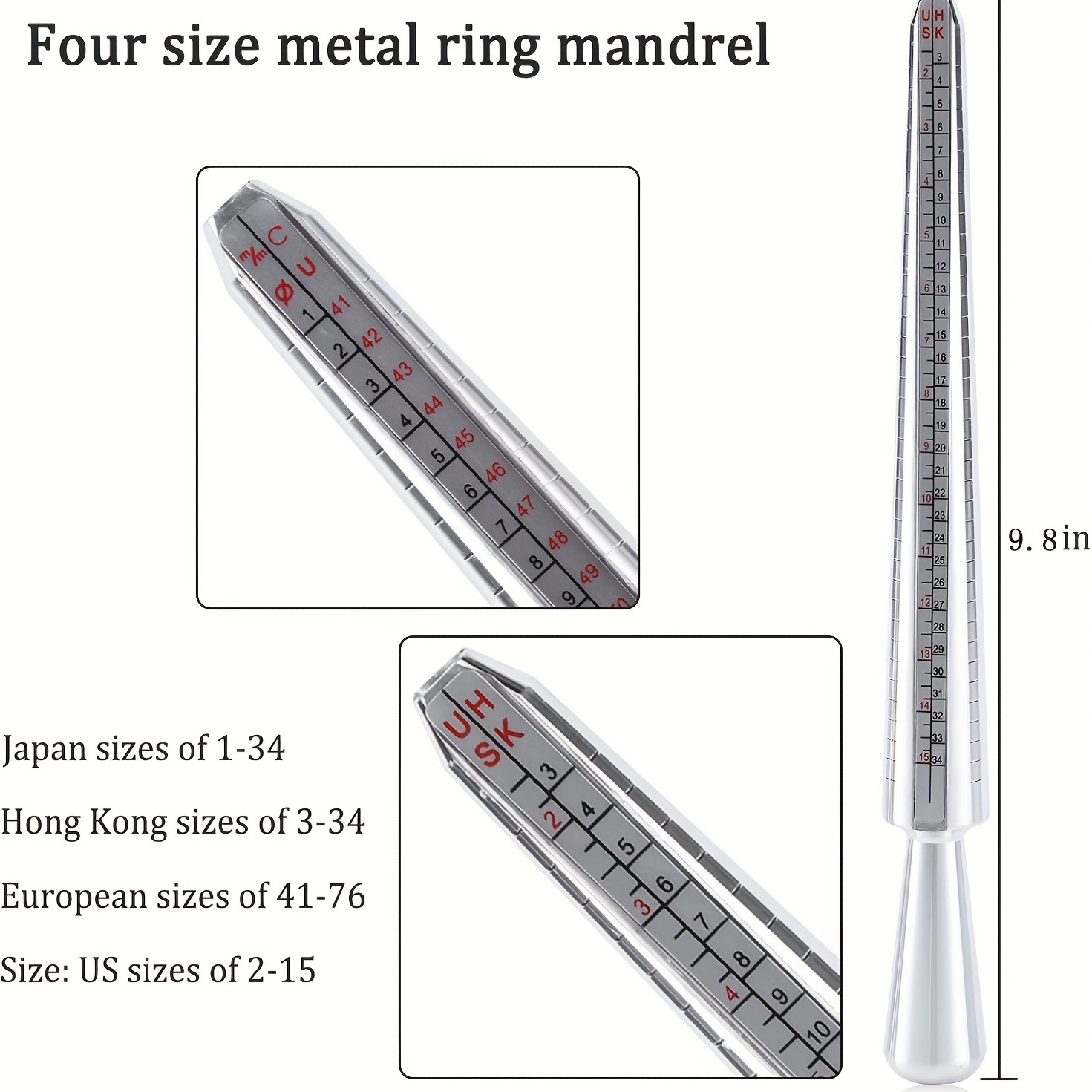 プロのtkリング引伸機測定機器、金属棒、DIYジュエリー作成 - Jewelry Making Table のレビューと価格