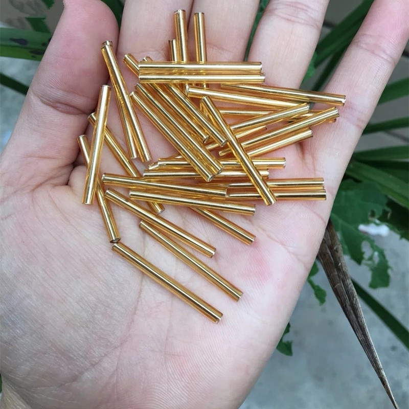100 ピース/バッグ 2.5*25 ミリメートルロングサイ - Seed Bead Tube のレビューと価格