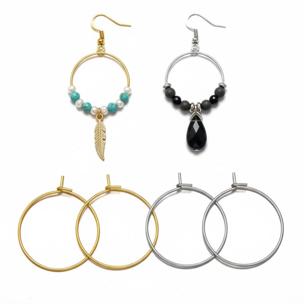 50個入り 316ステンレス鋼 15 20 30 40mm  - Jewelry Making Gold のレビューと価格