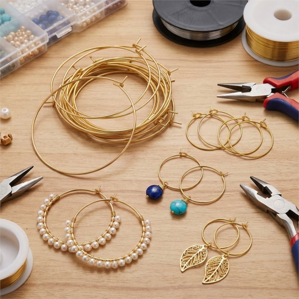 50個入り 316ステンレス鋼 15 20 30 40mm  - Jewelry Making Gold のレビューと価格