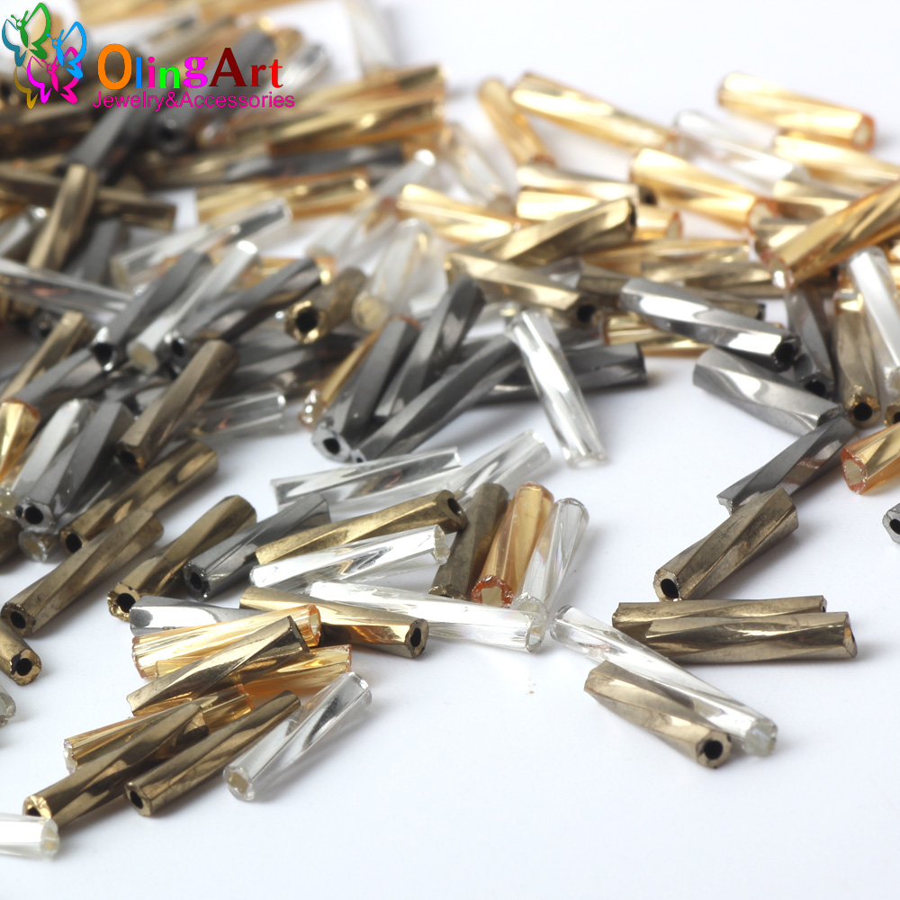 OlingArt 混合色チューブ 2x9mm 20 グラム/ - Seed Bead Tube のレビューと価格