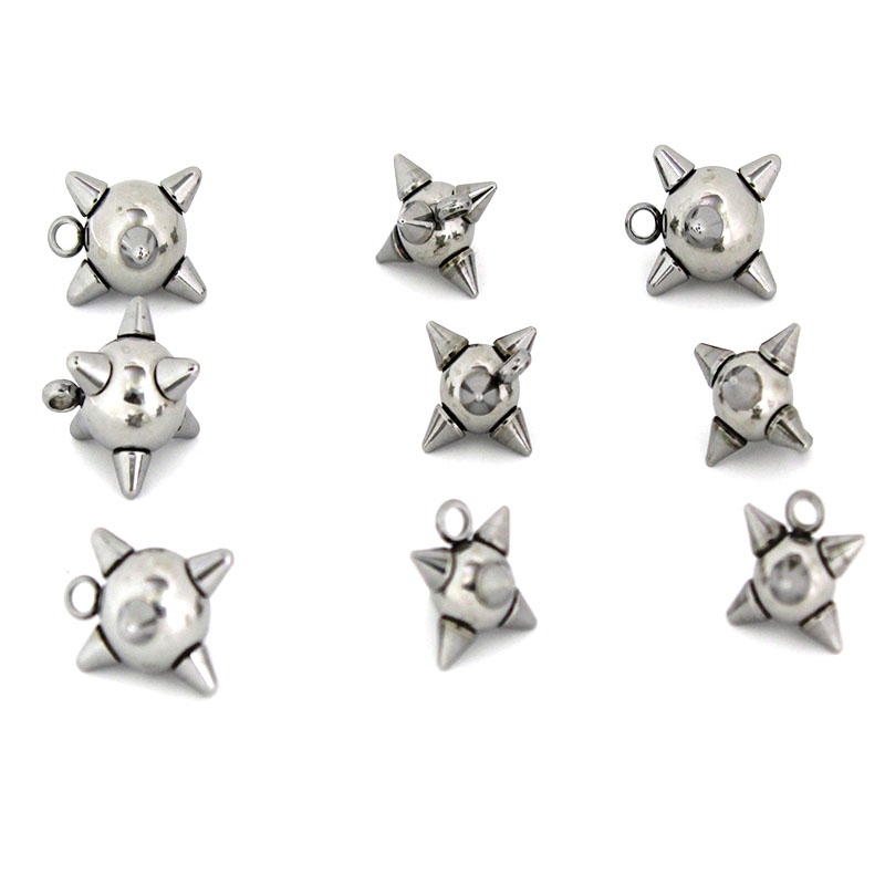 10個入り ステンレス製 メタルスパイク ボールチャーム メ - Jewelry Making Rivets のレビューと価格
