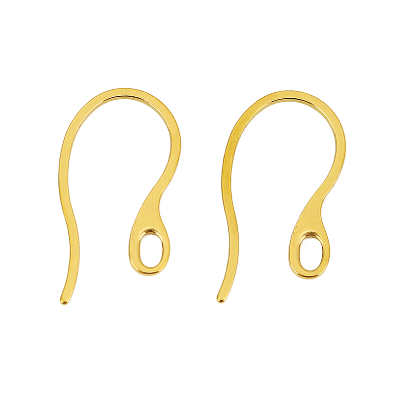 20個入り 低刺激性ステンレス製イヤリングフック PVD加工 - Jewelry Making Pins のレビューと価格