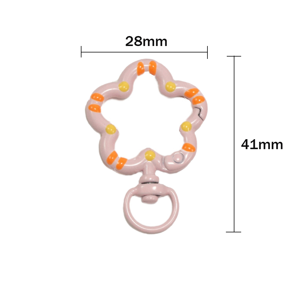 5 個フラワーメタルロブスター爪クラスプスイベルストラップト - Jewelry Making A Ring のレビューと価格