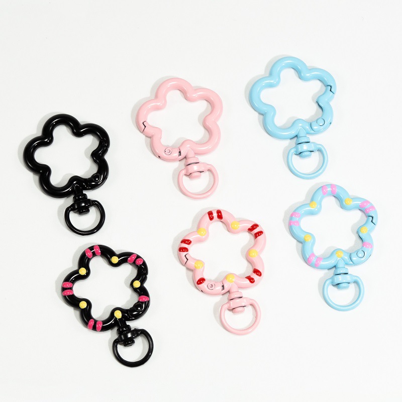 5 個フラワーメタルロブスター爪クラスプスイベルストラップト - Jewelry Making A Ring のレビューと価格