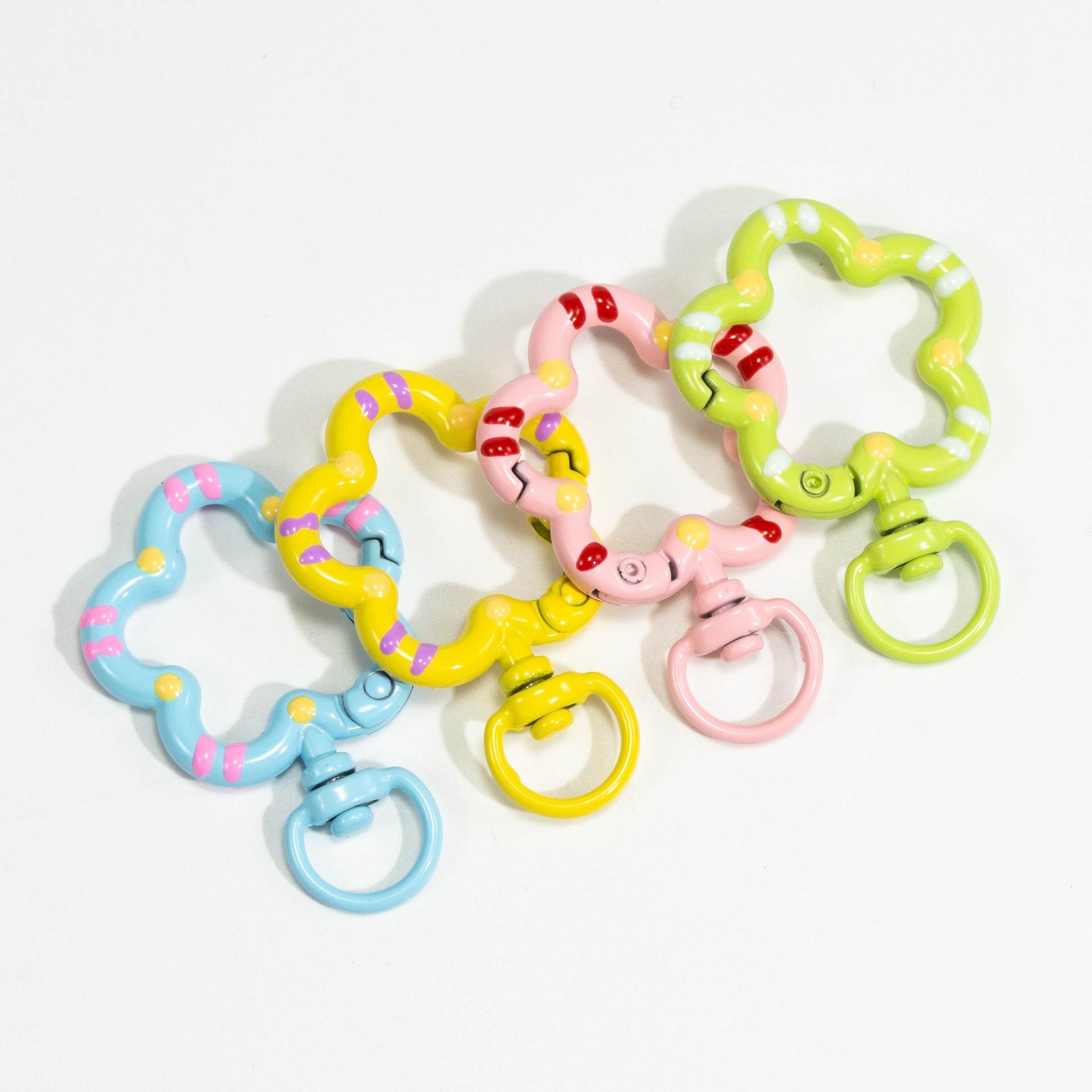 5 個フラワーメタルロブスター爪クラスプスイベルストラップト - Jewelry Making A Ring のレビューと価格