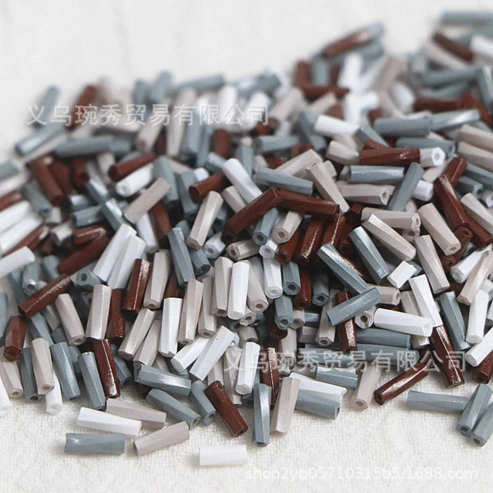 260個のソリッドカラーチューブビーズ 2x6mm ツイスト - Seed Bead Tube のレビューと価格