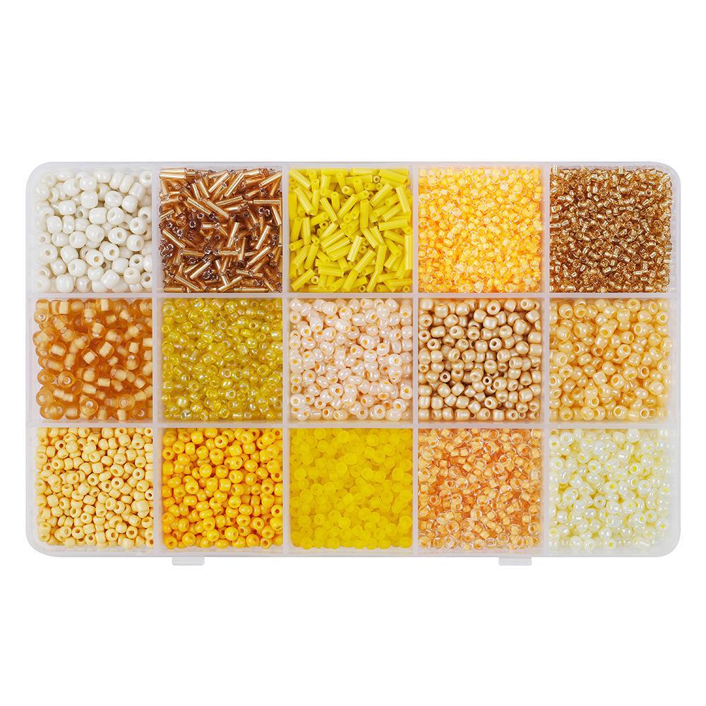 ジュエリー作り用ガラスビーズ,ネックレス,日曜大工,衣類,縫 - Seed Bead Tube のレビューと価格