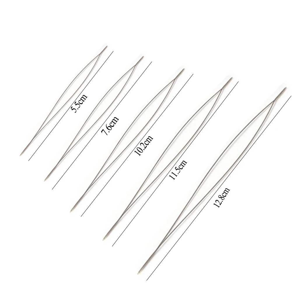 5 ピース/セットオープンビッグアイビーズ針ネックレスブレス - Jewelry Making Rivets のレビューと価格