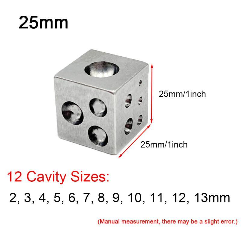 研磨された高炭素鋼の空洞を備えたダッピングブロックスクエア  - Jewelry Making Table のレビューと価格