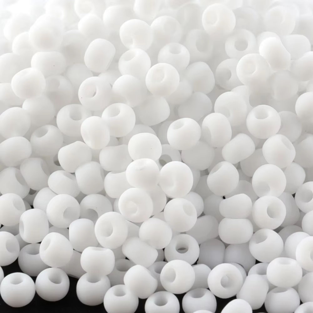 国産マットブラック＆ホワイトCJ 11/0トップシードビーズ - Seed Bead Tube のレビューと価格