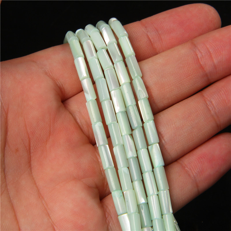 ジュエリー作り用の4x8mm円筒形ビーズ,シードビーズ,スペ - Seed Bead Tube のレビューと価格