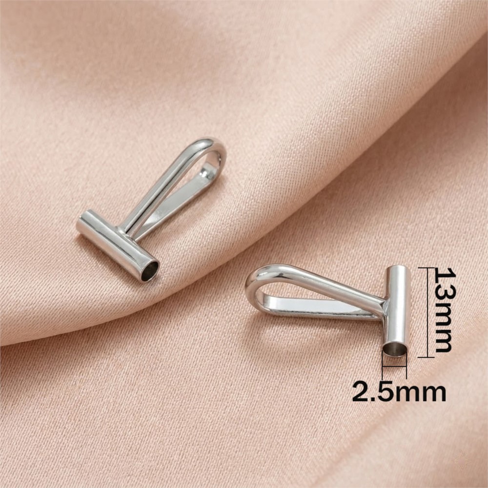 2個入り 14K真鍮製 垂直ピン付きペンダントブローチネック - Jewelry Making Pins のレビューと価格