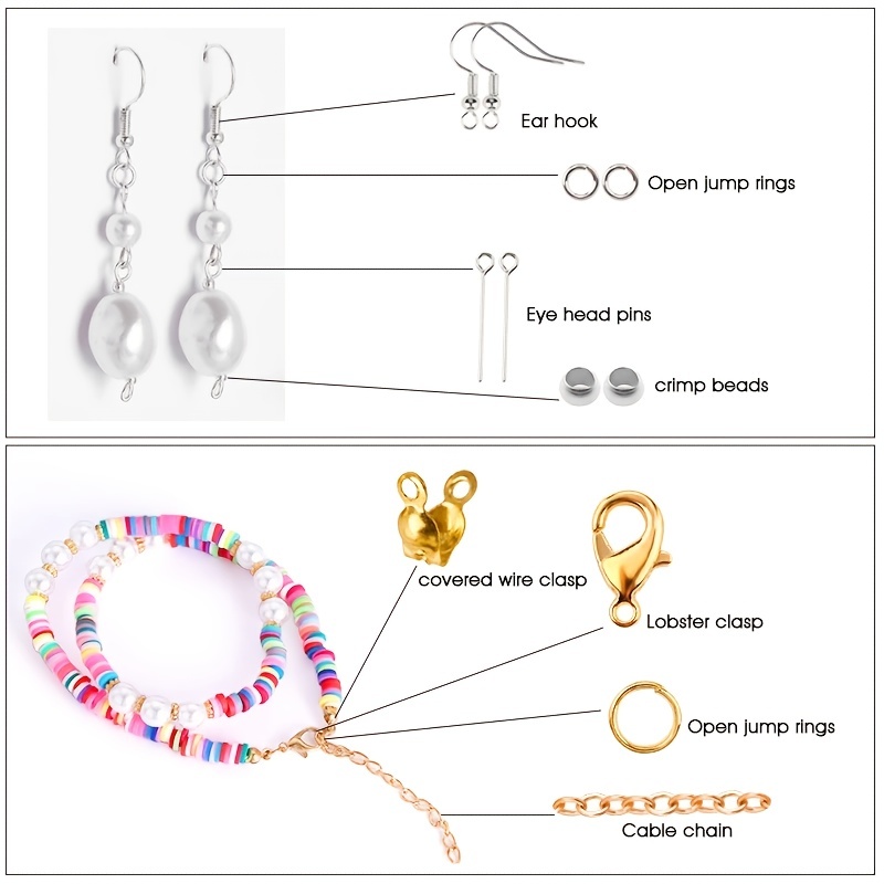 1420個入り 1箱 ジュエリーパーツセット イヤリング製作 - Jewelry Making A Ring のレビューと価格